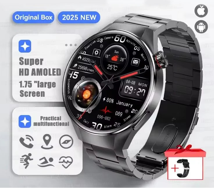GPS IP68 waterproof Smartwatch – AMOLED Display with Bluetooth Calling SF