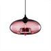 Modern Glass Pendant Light – Elegant LED Ceiling Fixture with Iron Finish - Samanta Factory