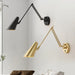 Modern Wall-Mounted LED Lamp – Adjustable Swing Arm with Warm/Cold Light for Bedrooms & Living Rooms - Samanta Factory