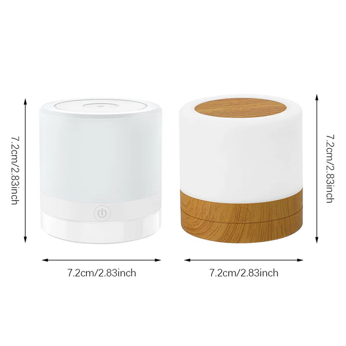 Rechargeable Table Lamp – 360° Dimmable Lighting with Hook Design for Bedroom & Decor - Samanta Factory