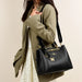 Women’s Tote Bag – Soft Microfiber Leather Casual Handbag with Zipper Closure - Samanta Factory