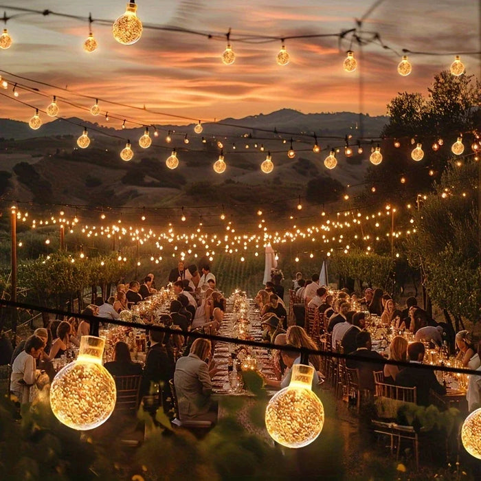 10m Solar-Powered LED String Lights – Waterproof Outdoor Holiday & Garden Lighting - Samanta Factory