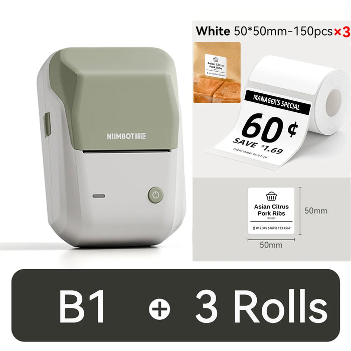 Thermal Label Maker – Bluetooth Portable Printing Samanta Factory