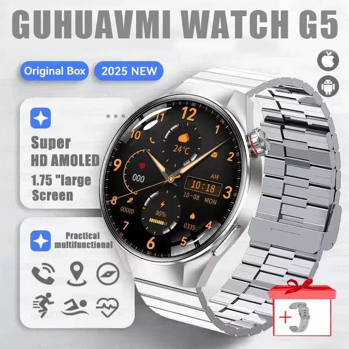 GPS IP68 waterproof Smartwatch – AMOLED Display with Bluetooth Calling SF
