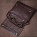 Vintage Leather Satchel Bag – Soft Men’s Crossbody Shoulder Bag SF