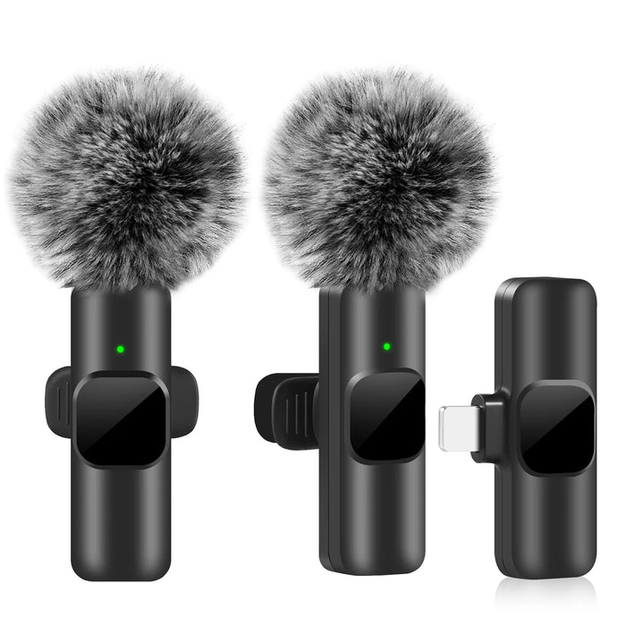 Xiaolo Wireless Lavalier Microphone – Plug & Play Mini Mic for iPhone, Android, Laptop - Samanta Factory