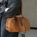 Women's Genuine Cowhide Leather Tote Bag – Large Capacity Suede Velvet Shoulder Handbag SF