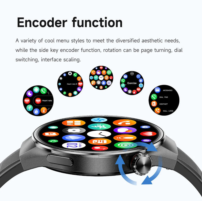 GPS IP68 waterproof Smartwatch – AMOLED Display with Bluetooth Calling SF