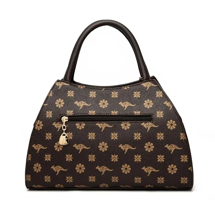 High-Quality PU Leather Handbag for Women – Animal Print Casual Tote, Versatile Fashion Bag - Samanta Factory
