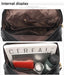 Women’s Leather Backpack – Fashionable White Shoulder Bag for Travel & School - Samanta Factory