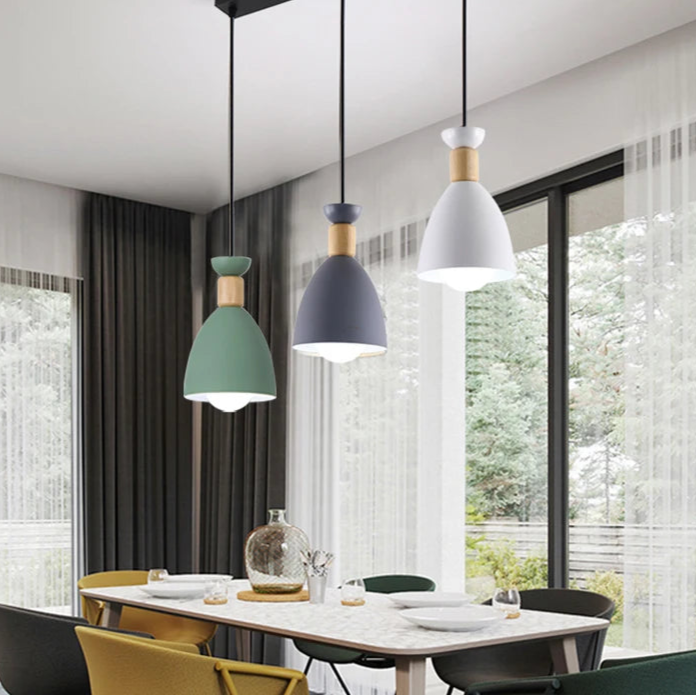 Modern Pendant Light – Triple Head Design with E27 Base for Stylish Interiors