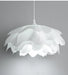 Nordic Pine Cone Pendant Light – White Hand-Knitted Metal Chandelier - Samanta Factory