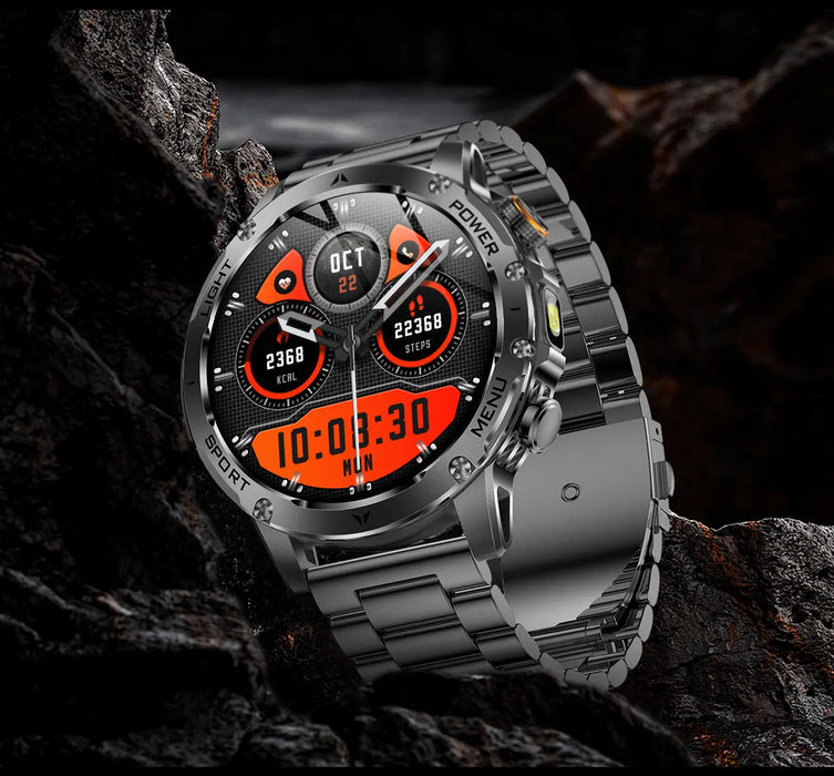 Outdoor Smartwatch – 1000mAh Long Battery & IP69K Waterproof SF