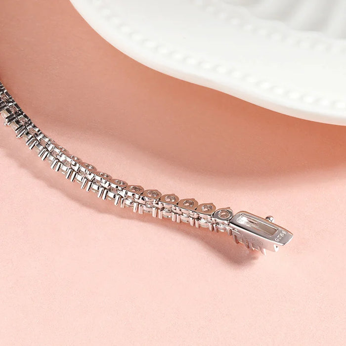 Moissanite Pendant Necklace – D-Color VVS1 Water Drop in 925 Sterling Silver