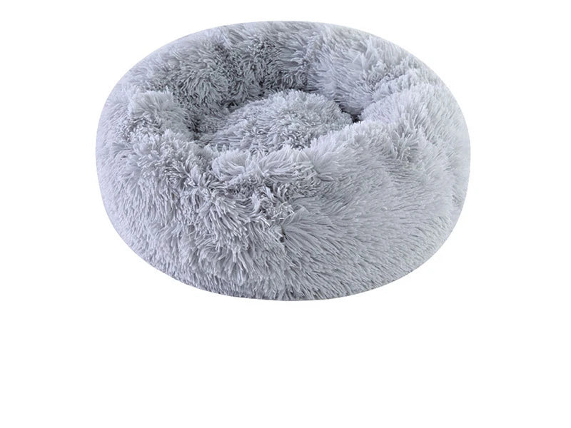 Plush Cat & Dog Nest Bed – Warm, Washable & Fluffy for Winter Comfort