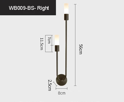 LED Wall Light – Modern Indoor Wall Sconce with 3-Colour Temperature for Bedroom & Hallway SF