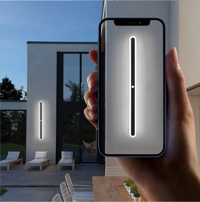 Outdoor LED Wall Light with Motion Sensor – IP65 Waterproof Aluminum Lamp for Porch, Garden, Garage, Villa - Samanta Factory