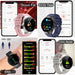 Health Smartwatch – Advanced ECG & Body Composition Analysis SF