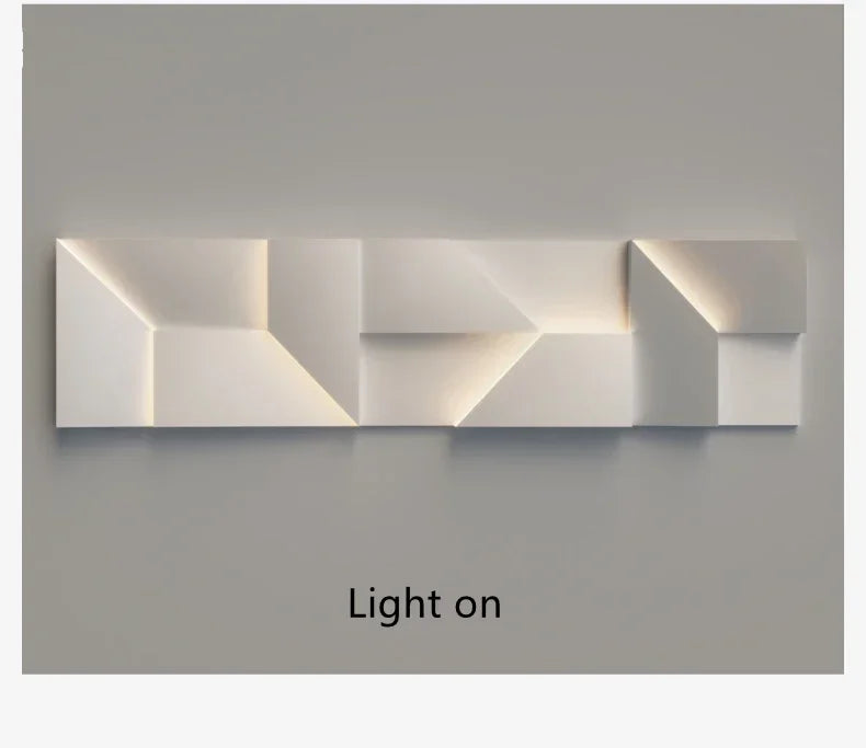 3D Art LED Wall Lamp – Dimmable Creative Sconce for Living Room, Bedroom & Hallway Samanta Factory