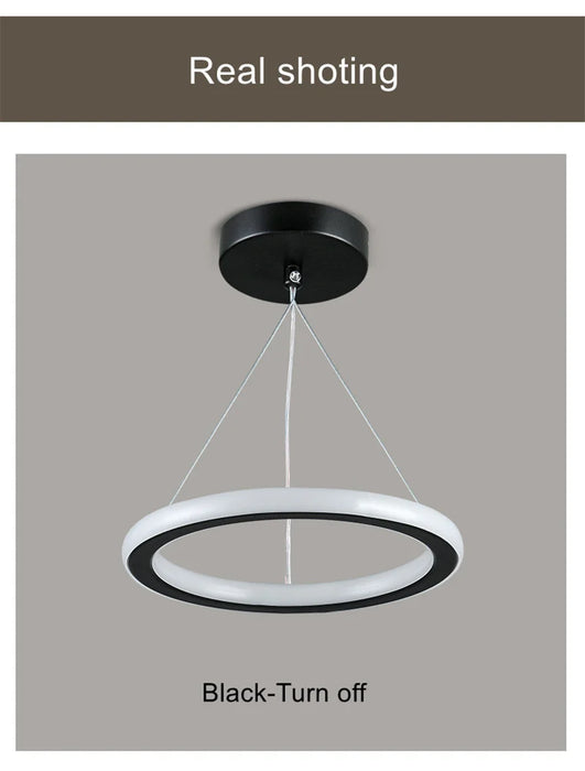 LED Dining Table Pendant Light – Dimmable Brightness & Color with Adjustable Height - Samanta Factory