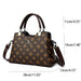 High-Quality PU Leather Handbag for Women – Animal Print Casual Tote, Versatile Fashion Bag - Samanta Factory