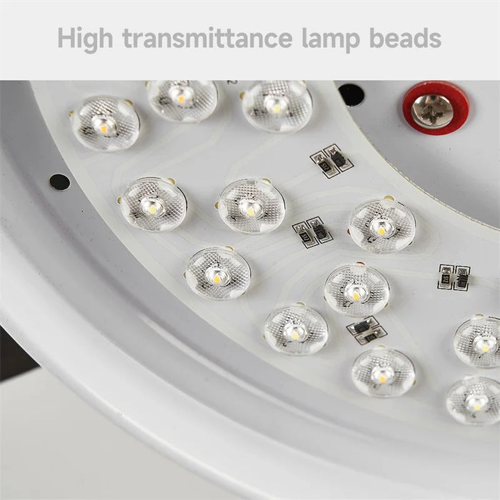 Smart Ceiling Fan with Light – Remote-Controlled Retractable Blades & Dimmable LED - Samanta Factory