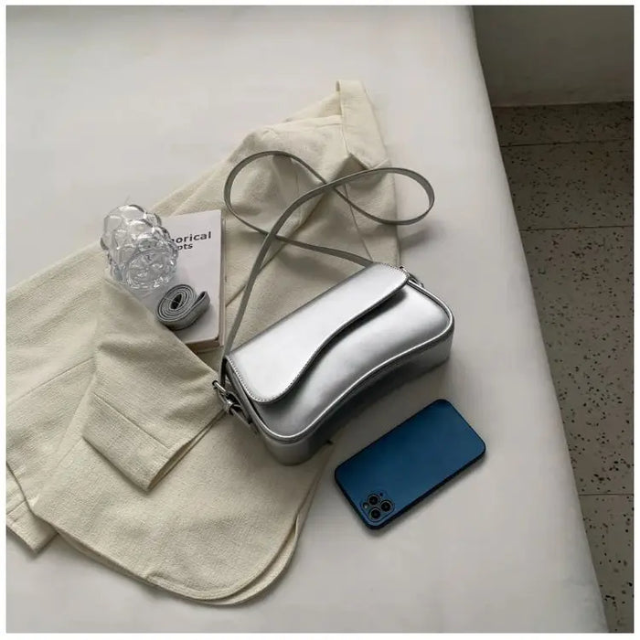 Women’s PU Saddle Bag – Stylish Hasp Closure & Interior Zipper Pocket - Samanta Factory