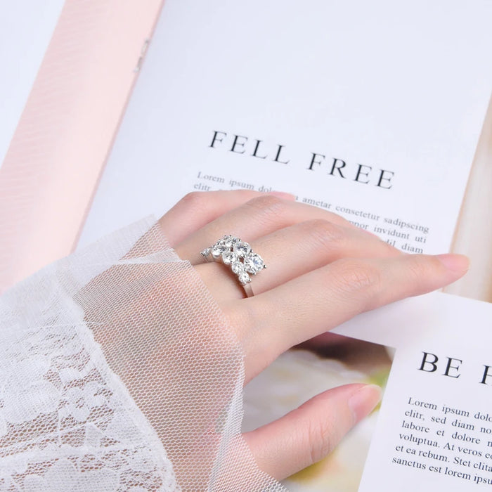 Moissanite Wedding Band – 3.26cttw Multi-Stone Sparkle