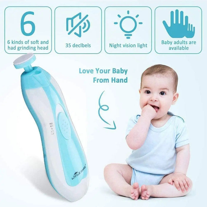 Electric Baby Nail Trimmer – Safe & Gentle Nail Clipper for Newborns and Toddlers
