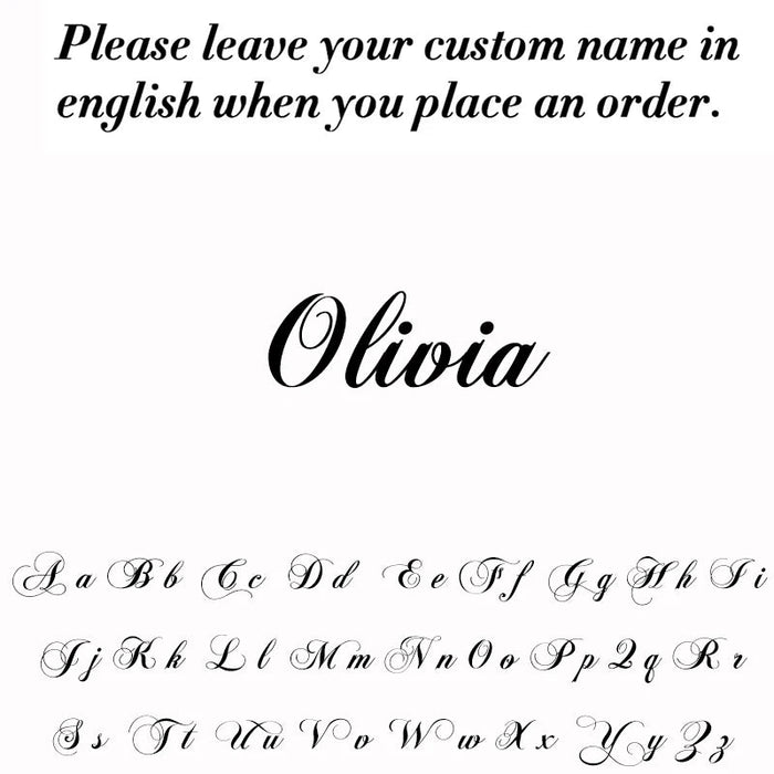 Custom Name Necklace – 18K Gold Plated Personalized Heart Pendant for Women SF