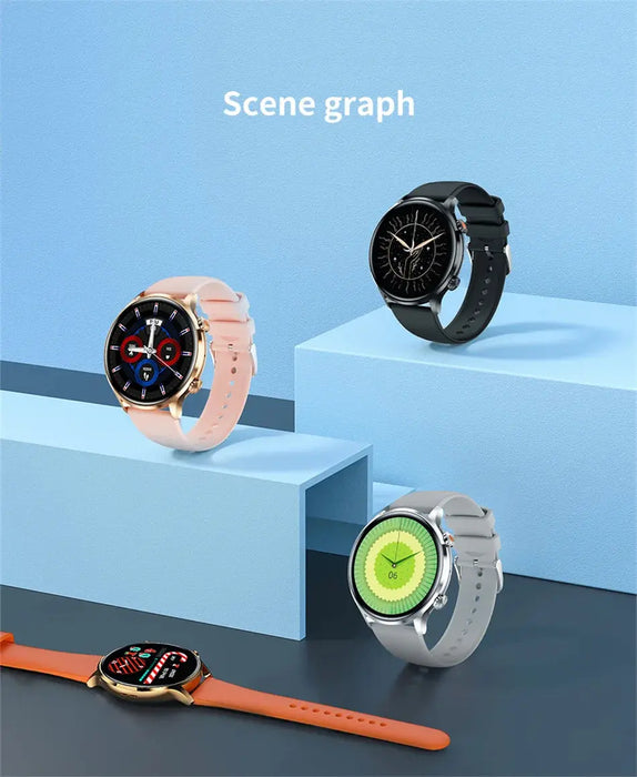 Bluetooth Calling Smartwatch – Fitness & Health Tracking SF