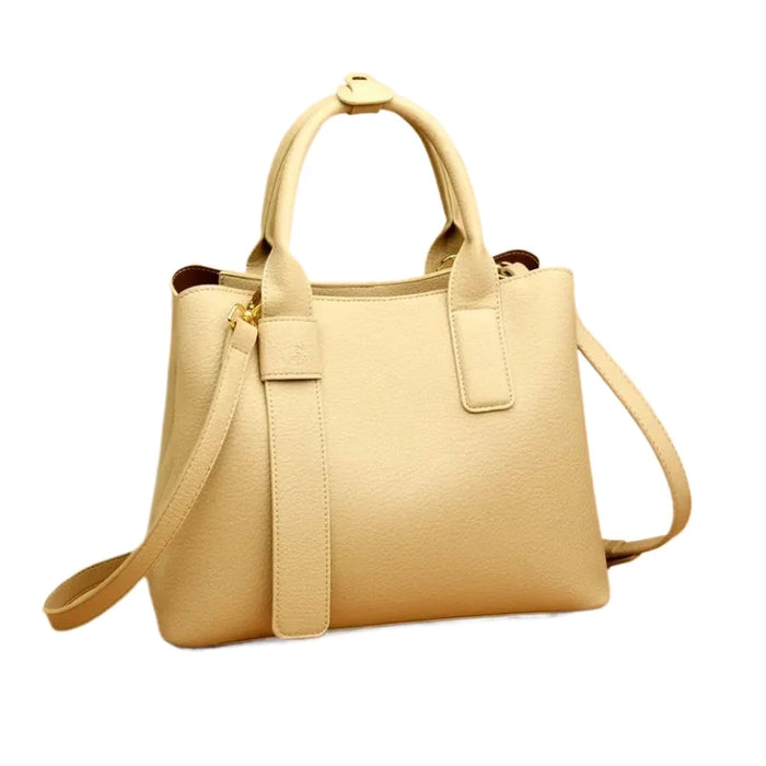 Women’s PU Leather Business Handbag – Saffiano Tote with Adjustable Shoulder Strap