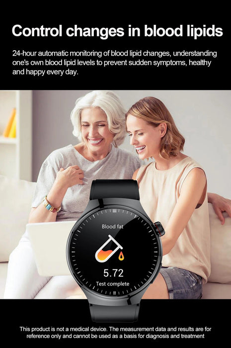 Health Smartwatch – Advanced ECG & Body Composition Analysis SF