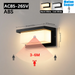 LED Wall Lights – PIR Motion Sensor, Waterproof Outdoor Lamps for Garden & Porch - Samanta Factory