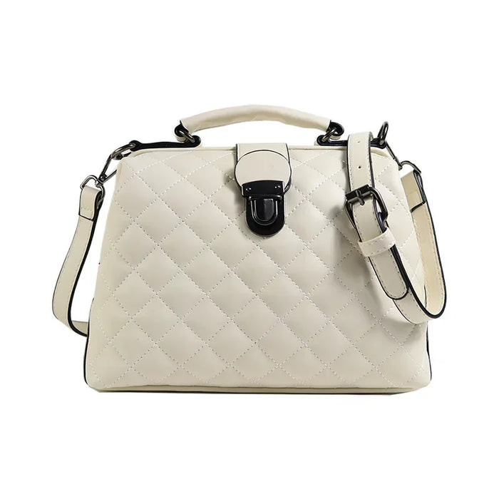 Women’s Shoulder & Crossbody Bag – Trendy Rhomboid Doctor Handbag