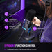 Dynamic USB/XLR Microphone – Cardioid with RGB Lighting & Noise Reduction SF