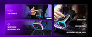 Dynamic USB/XLR Microphone – Cardioid with RGB Lighting & Noise Reduction SF