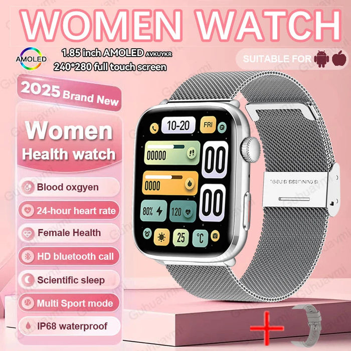 Women’s Smart Watch – AMOLED Health Tracking SF