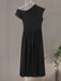 Maxi Dress – Pleated Patchwork Elegance - Samanta Factory