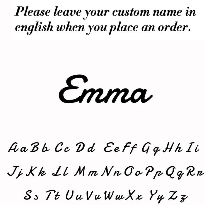 Custom Name Necklace – 18K Gold Plated Personalized Heart Pendant for Women SF