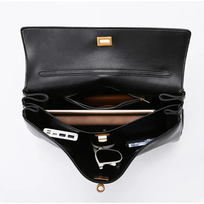 Denim Shoulder Bag - Soft Casual Tote Design SF