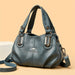 Women’s Tote Bag – Sequined Letter Design & Soft Leather Shoulder Handbag - Samanta Factory