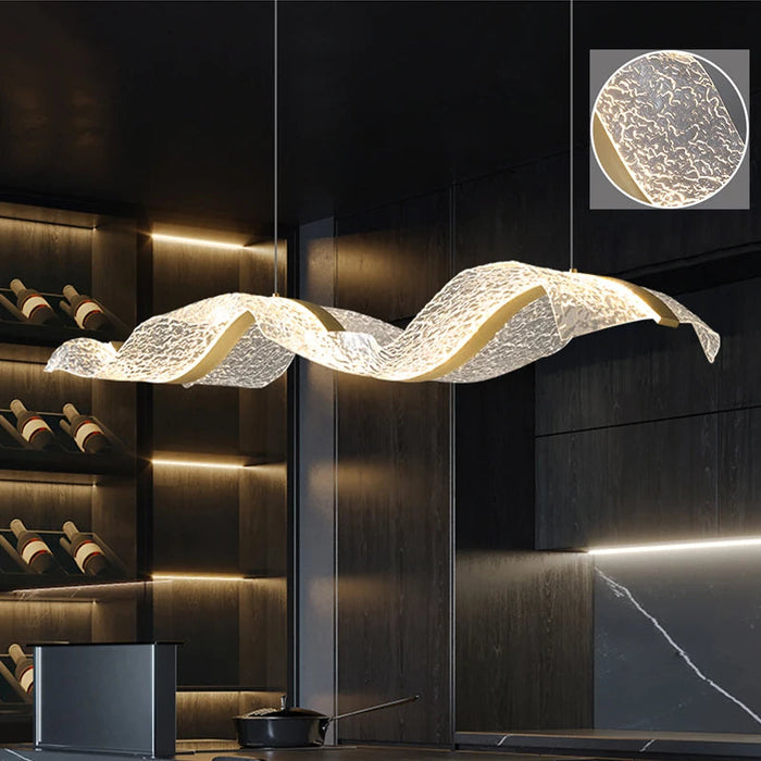 Modern LED Pendant Light – Smart Dimmable with Remote Control SF