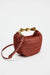Women's Half Moon Straw Bag – Woven Bucket Crossbody Shoulder Bag for Summer Beach SF