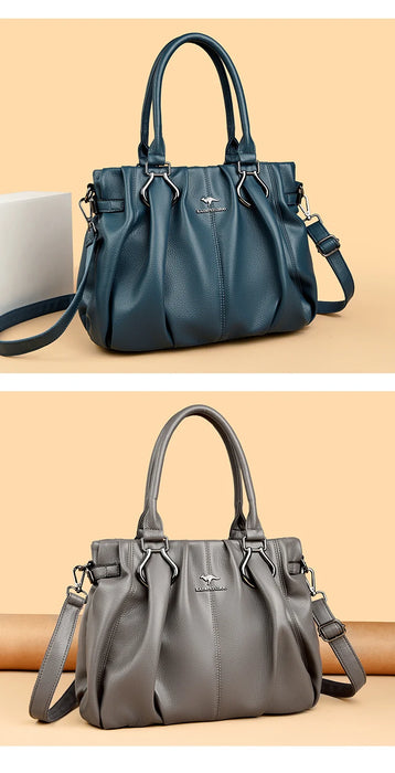 Luxury Casual Tote Bag for Women – High-Quality Soft Leather Designer Handbag & Purse - Samanta Factory