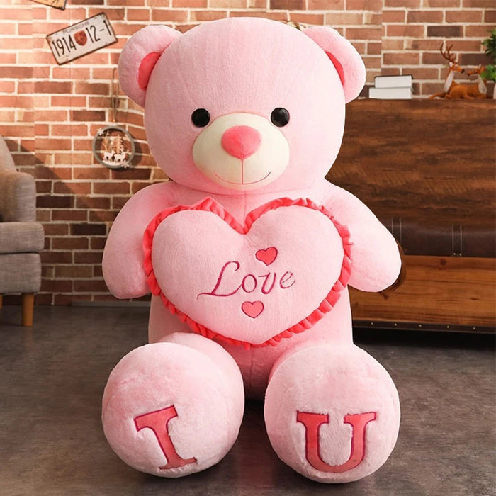 Big I LOVE YOU Bear Plush – Soft & Huggable Gift Toy Samanta Factory
