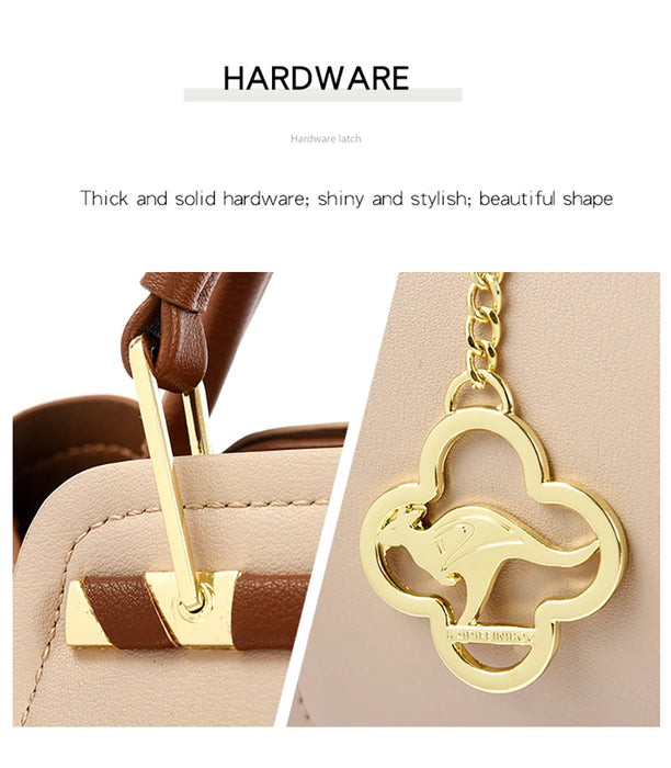 Designer Inspired PU Leather Shoulder Bag – Luxury Casual Tote for Women - Samanta Factory