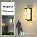 Modern LED Wall Light with Radar Motion Sensor – 16W/30W Waterproof IP55 ABS Lamp for Indoor & Outdoor Lighting - Samanta Factory