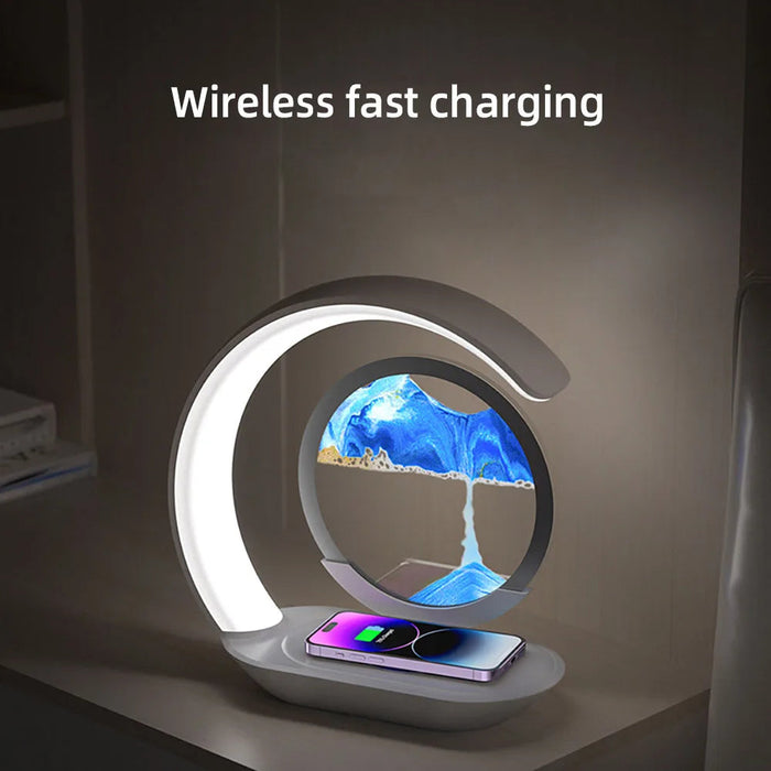 Smart Night Light – Wireless Charging & Adjustable Brightness SF