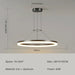 Modern LED Pendant Light – Adjustable Brightness & Color with Remote Control - Samanta Factory